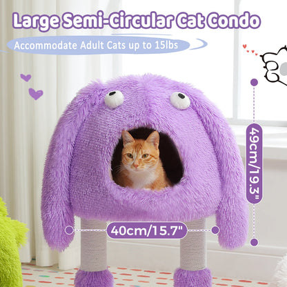 2-in-1 Monster Cat Tree Tower