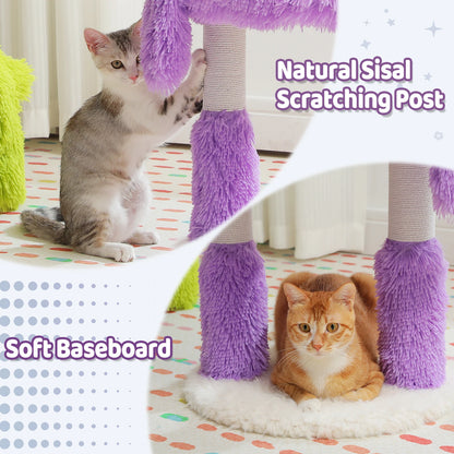 2-in-1 Monster Cat Tree Tower