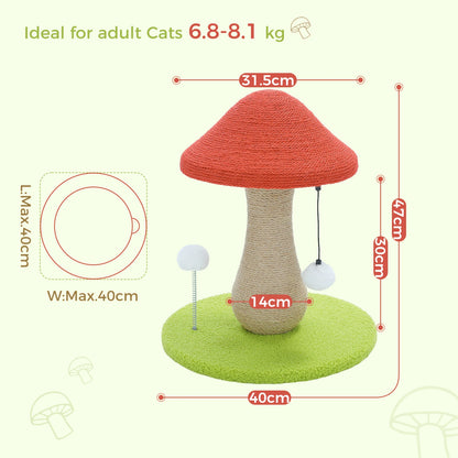 Sisal Mushroom Cat Scratching Post
