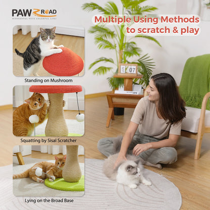Sisal Mushroom Cat Scratching Post