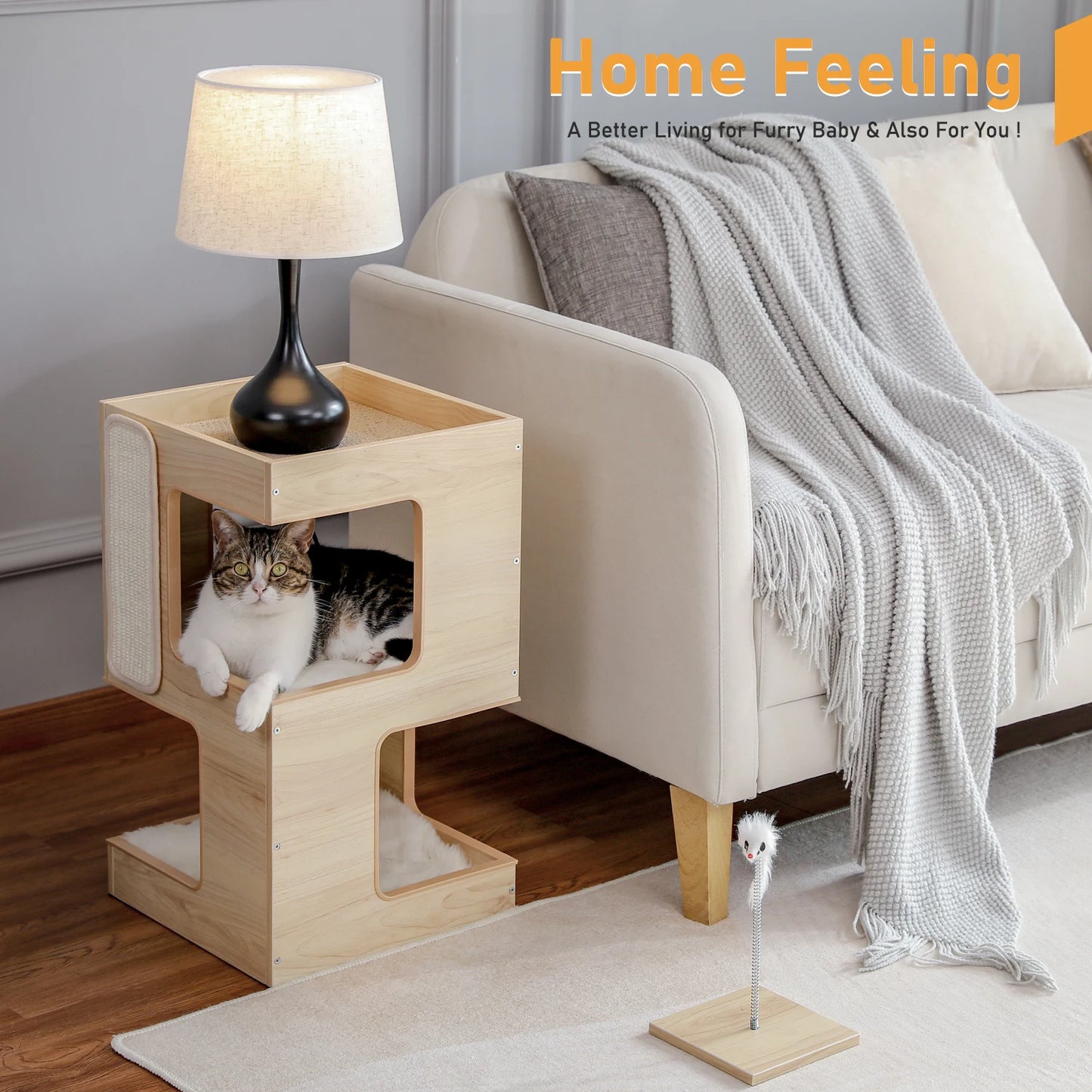Double Decker Cat Condo