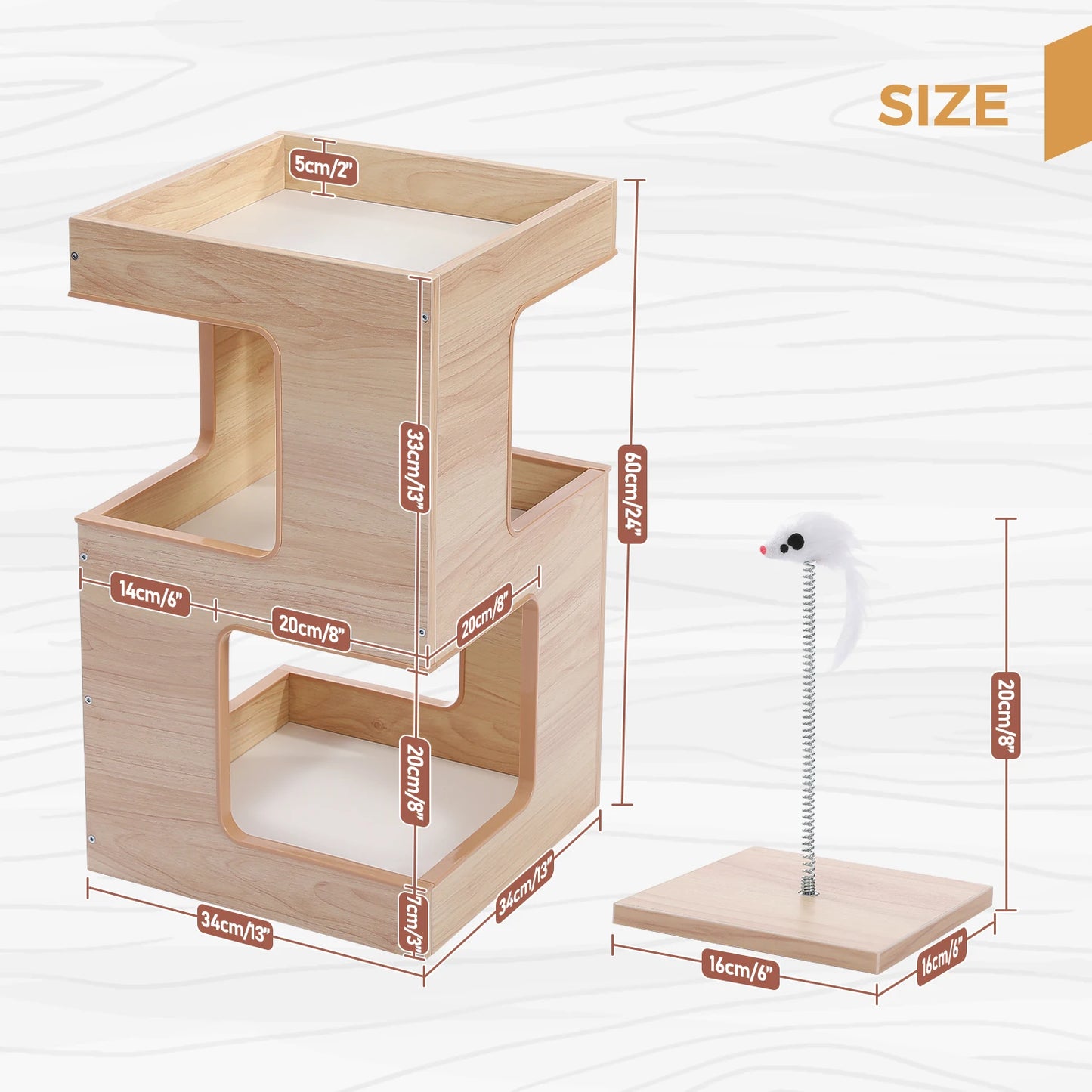 Double Decker Cat Condo
