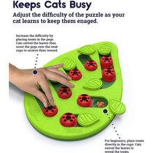 Interactive Cat Treat Puzzle Cat Toy - The Whimsy Forage