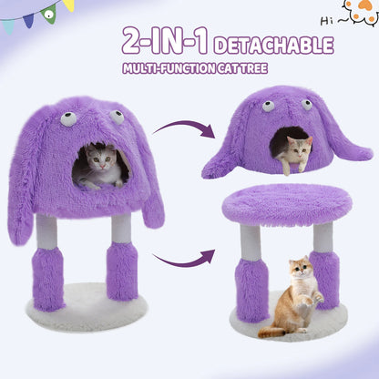 2-in-1 Monster Cat Tree Tower